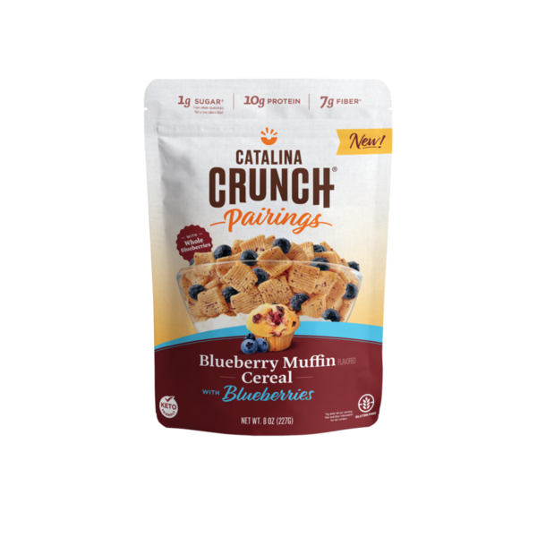 Catalina Crunch Cereal, with Blueberries, Pairings, Blueberry Muffin hero