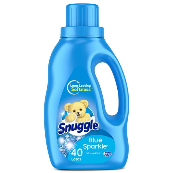 Laundry Snuggle Fabric Softener Liquid, Blue Sparkle,  40 Loads hero