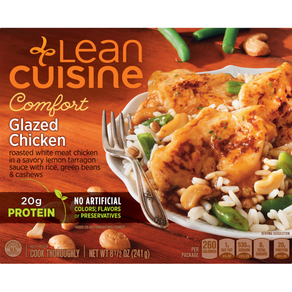 Frozen Meals Lean Cuisine COMFORT Glazed Chicken hero