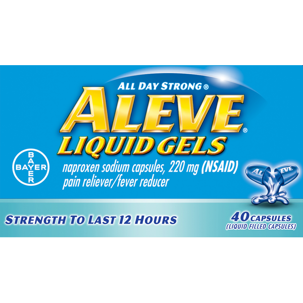 Muscles, Joints & Pain Relief Aleve Pain Reliever/Fever Reducer, 220 mg, Capsules hero