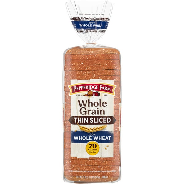 Bread Pepperidge Farm 100% Whole Wheat Bread hero