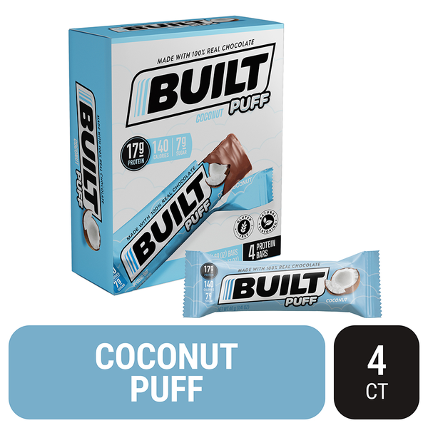 BUILT Puff, Coconut Marshmallow hero