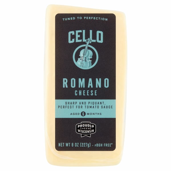 Packaged Cheese Cello Romano Cheese hero