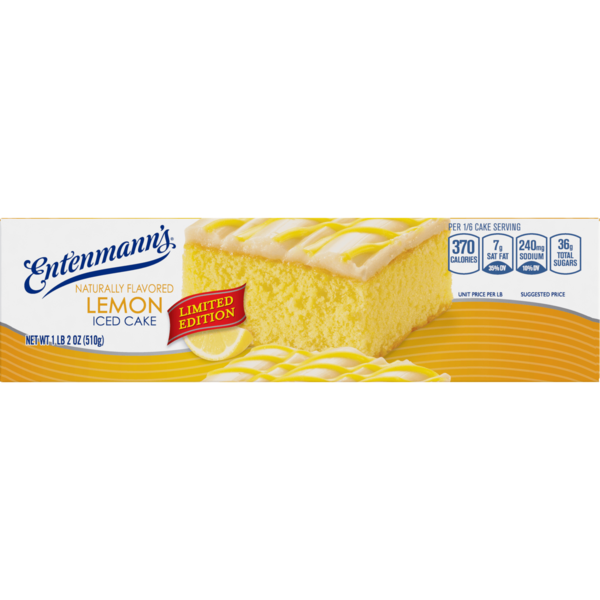 Cookies & Cakes Entenmann's Lemon Iced Cake hero