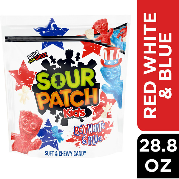 Sour Patch Kids Red, White & Blue Soft & Chewy Candy hero