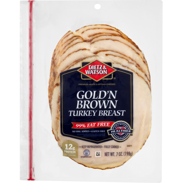 Lunch Meat Dietz & Watson Golden Brown Turkey Breast, Pre-Sliced hero