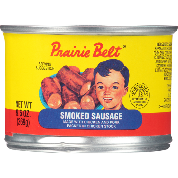 Canned Meat & Seafood PRAIRIE BELT Smoked Sausage hero