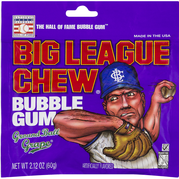 Big League Chew Bubble Gum, Ground Ball Grape hero