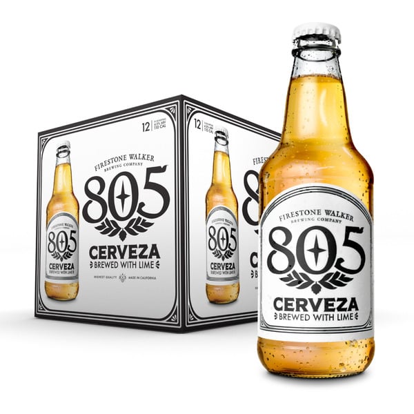 Beers & Coolers Firestone 805 Cerveza Lager, With Lime hero