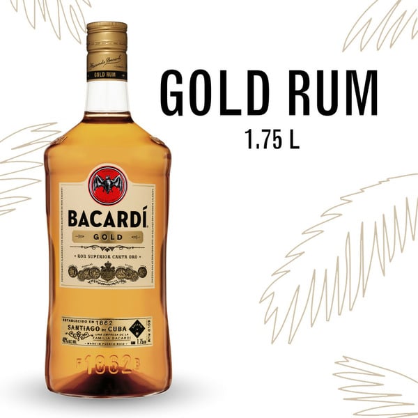 Rum Bacardí® Gold Rum, Gluten Free hero