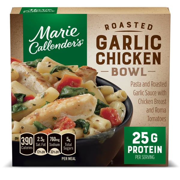 Frozen Meals Marie Callender's Roasted Garlic Chicken Bowl Frozen Meal hero