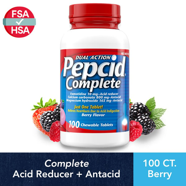 Digestion Pepcid Complete Chewable 100Ct. hero