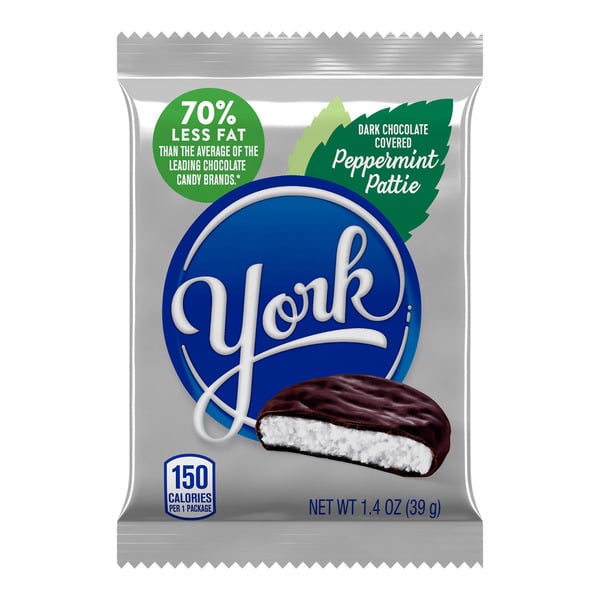 Candy & Chocolate YORK Dark Chocolate Peppermint Patties Candy hero