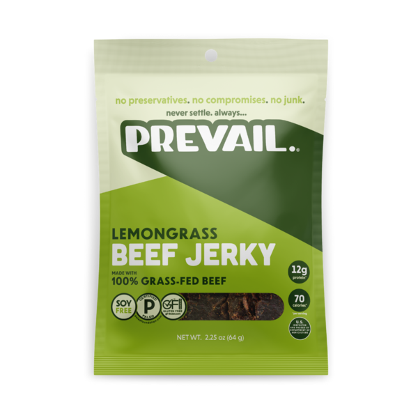 Popcorn & Jerky PREVAIL Jerky Lemongrass hero