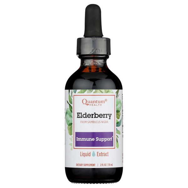 Vitamins & Supplements Quantum Health Elderberry, Immune Support, Liquid Extract hero