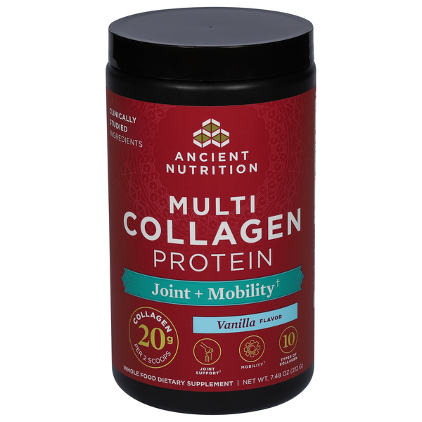 Miscellaneous Supplements Ancient Nutrition Multi Collagen Protein, Joint + Mobility, Vanilla Flavor hero