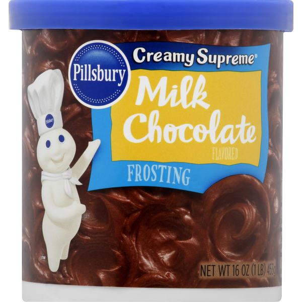 Baking Supplies & Decor Pillsbury Frosting, Milk Chocolate Flavored hero