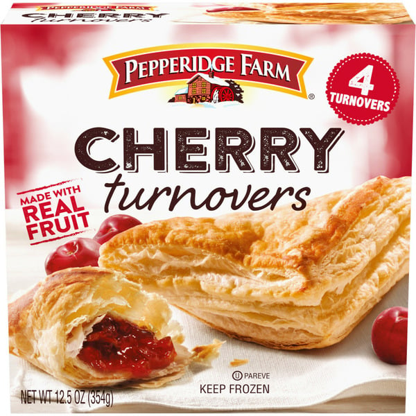 Frozen Dessert Pepperidge Farm Frozen Cherry Turnovers Pastries hero