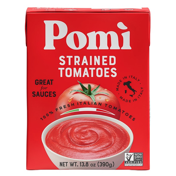 Canned & Jarred Vegetables Pomì  Strained Tomatoes hero