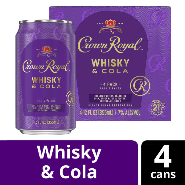 Spirits Crown Royal Whisky and Cola Canadian Whisky Cocktail hero