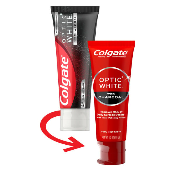 Oral Hygiene Colgate Teeth Whitening Charcoal Toothpaste, Cool Mint hero