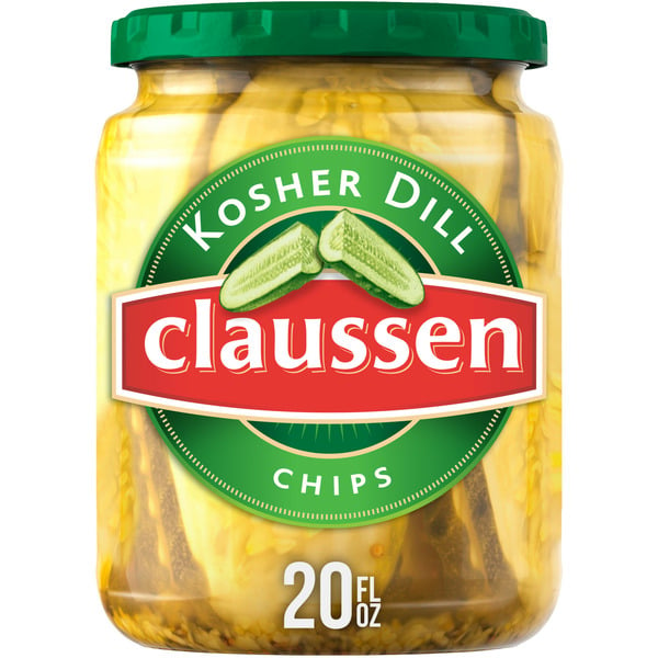 Pickled Goods & Olives Claussen Kosher Dill Pickle Chips hero