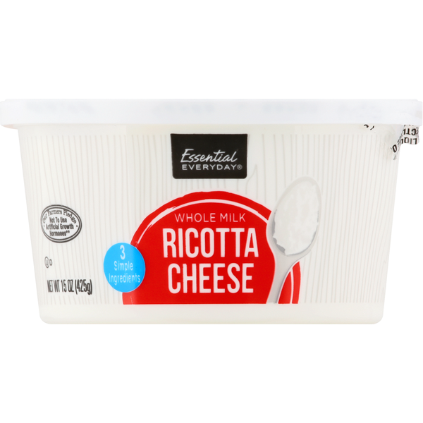 Specialty Cheeses Essential Everyday Ricotta Cheese, Whole Milk hero