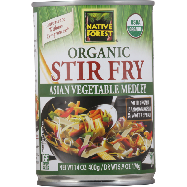 Canned & Jarred Vegetables Native Forest Asian Vegetable Medley, Organic, Stir Fry hero