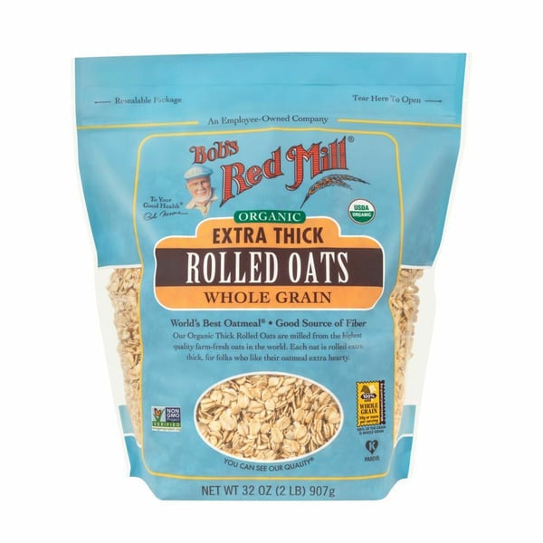 Hot Cereal & Pancake Mixes Bob's Red Mill Extra Thick Rolled Oats, Organic hero