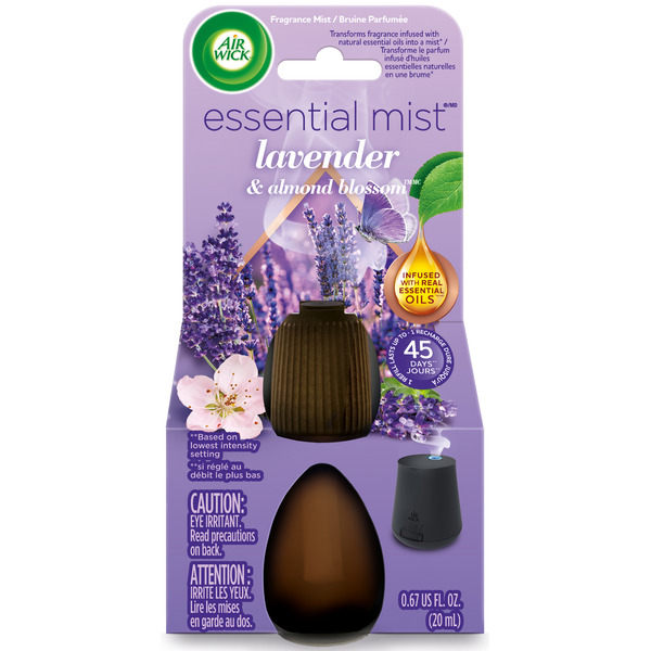 Air Fresheners & Candles Air Wick® Essential Mist 1 Refill, Lavender & Almond Blossom, Air Freshener hero