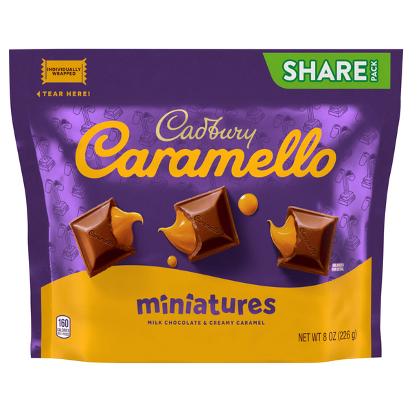 Seasonal CADBURY Milk Chocolate Caramel Candy hero