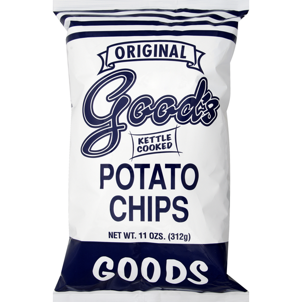 Chips & Pretzels Good's Potato Chips, Original,  Kettle Cooked hero