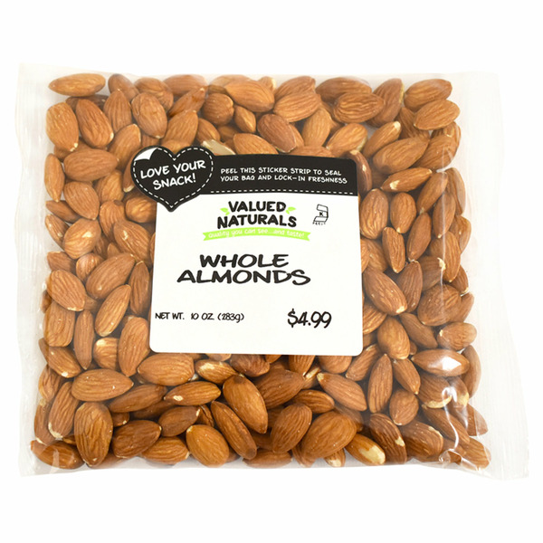 Nuts, Seeds & Dried Fruit Valued Naturals Whole Almonds hero