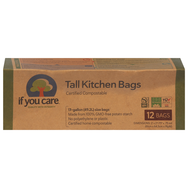 Trash Bags & Liners If You Care Certified Compostable Tall Kitchen Bags hero