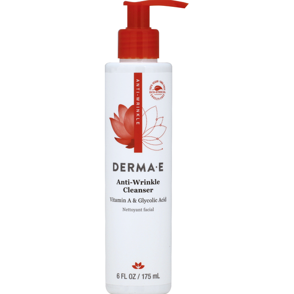 Facial Care DERMA E Cleanser, Anti-Wrinkle hero