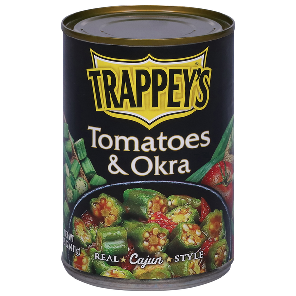 Canned & Jarred Vegetables Trappey's Tomatoes and Okra hero