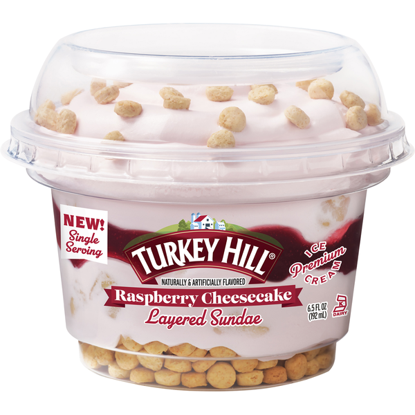 Bakery Desserts Turkey Hill Layered Sundae, Premium, Raspberry Cheesecake hero