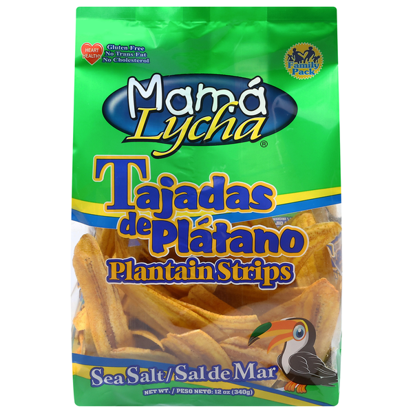 Chips & Pretzels Mamá Lycha Plantain Strips, Sea Salt hero