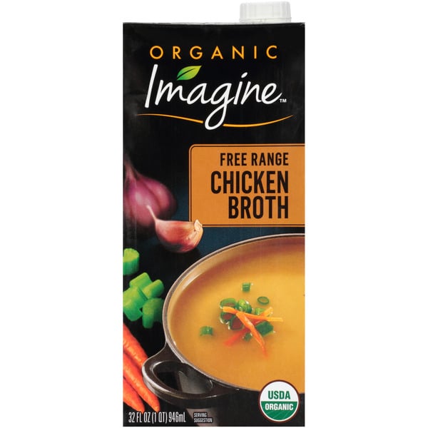 Soup, Broth & Bouillon Imagine Organic Free Range Chicken Broth hero