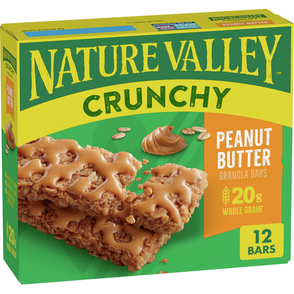 Energy & Granola Bars Nature Valley Peanut Butter Crunchy Granola Bars hero