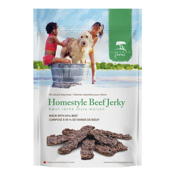 Dog Food & Care Caledon Farms Homestyle Beef Jerky Dog Treats hero