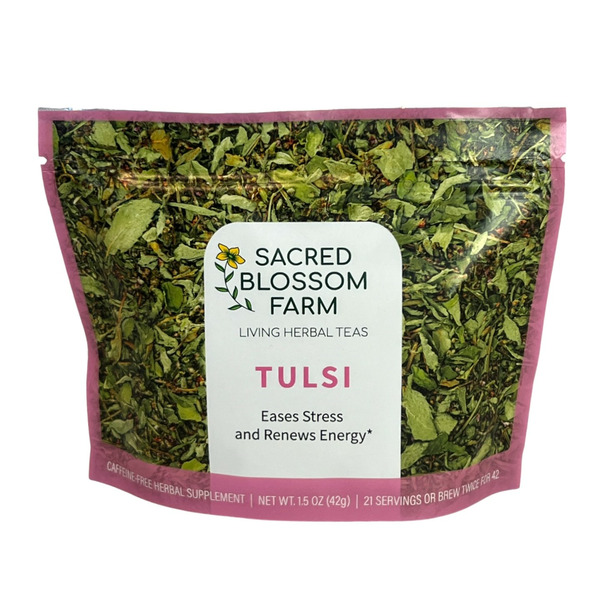 Tea Sacred Blossom Tulsi Herbal Tea hero