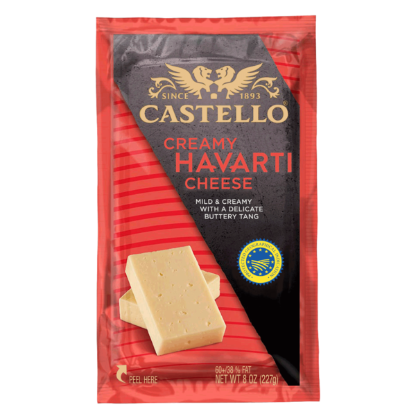 Packaged Cheese Castello Creamy Havarti hero