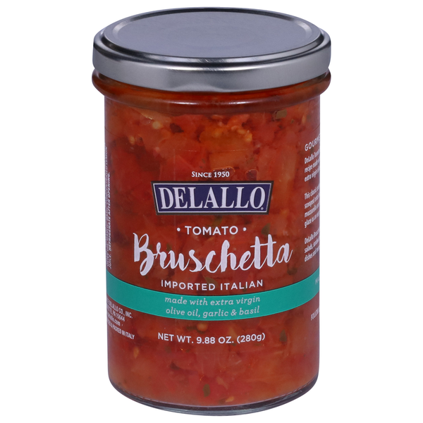 Prepared Meals DeLallo Bruschetta, Tomato, Imported Italian hero