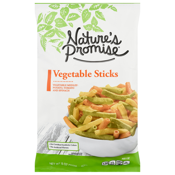 Chips & Pretzels Nature's Promise Vegetable Sticks hero