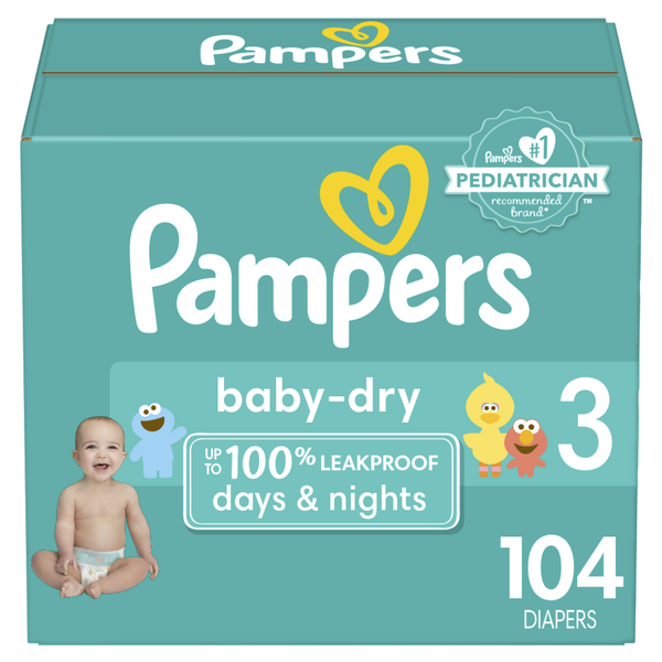 Diapers & Wipes Pampers Baby Dry Size 3 hero