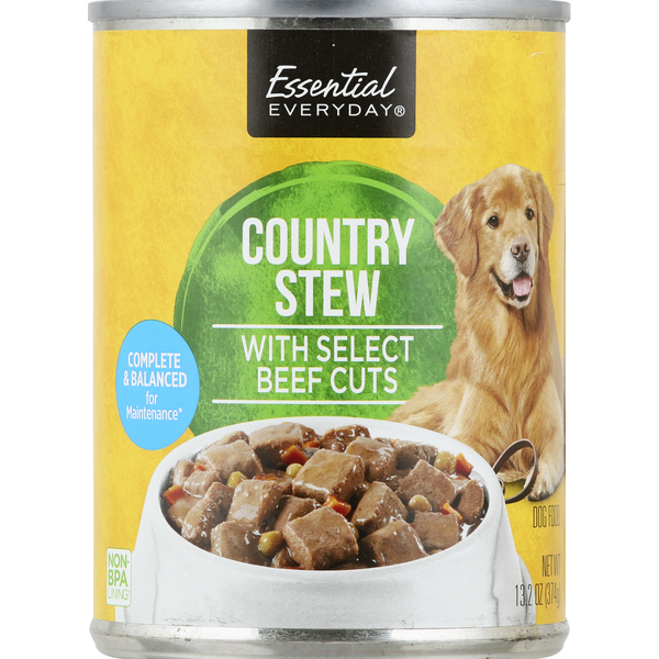 Dog Food & Care Essential Everyday Dog Food, Country Stew, with Select Beef Cuts hero