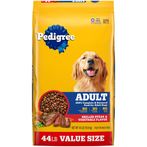 Pedigree Complete Nutrition Adult Dry Dog Food Grilled Steak & Vegetable hero