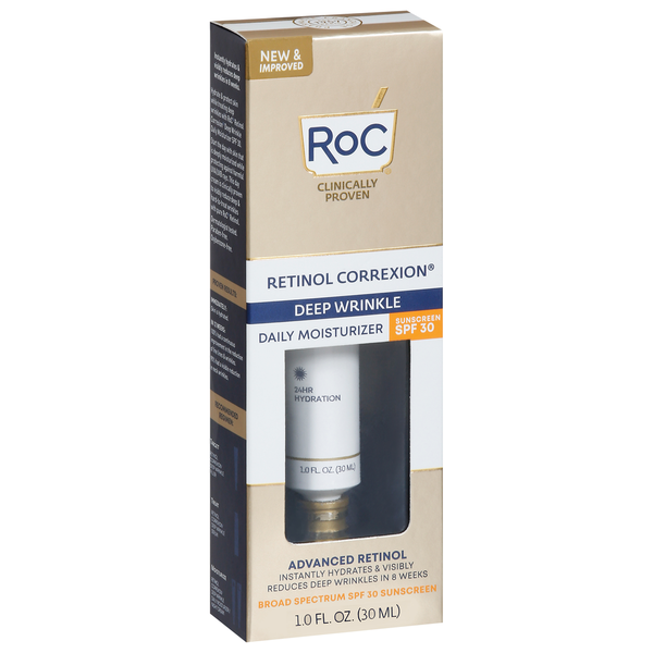 RoC Retinol Correxion Daily Moisturizer, Deep Wrinkle, Broad Spectrum SPF 30 hero