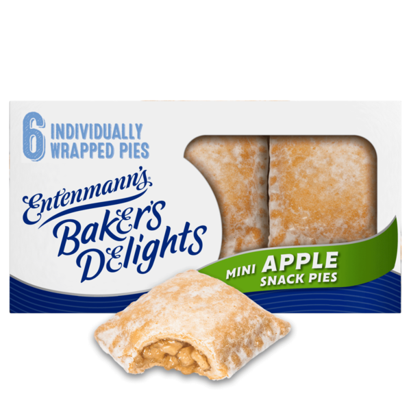 Cookies & Cakes Entenmann's Baker's Delights, 6 packs, Apple Mini Snack Pies hero